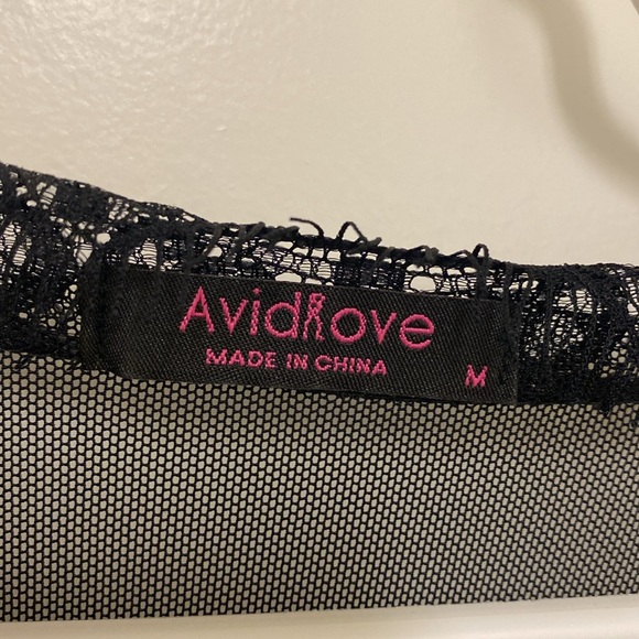 Lace Robe Mesh Cover Up - Picture 3 of 5